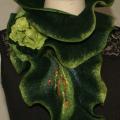 Wool scarf - Scarves & shawls - felting