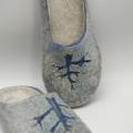 Broken trees - Shoes & slippers - felting