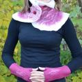 Wristlets and scarf - Kits - felting