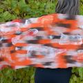 Orange country - Wraps & cloaks - felting