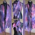 Violet - lilac - Wraps & cloaks - felting