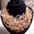 Goldstone - Necklace - beadwork