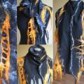 Light in the dark - Wraps & cloaks - felting