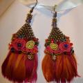 Earrings - Earrings - beadwork