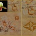 Lanarte - Two orchids - Needlework - sewing