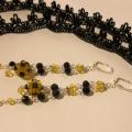 yellows - Earrings - beadwork