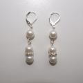 Glass Pearl auskariukai - Earrings - beadwork